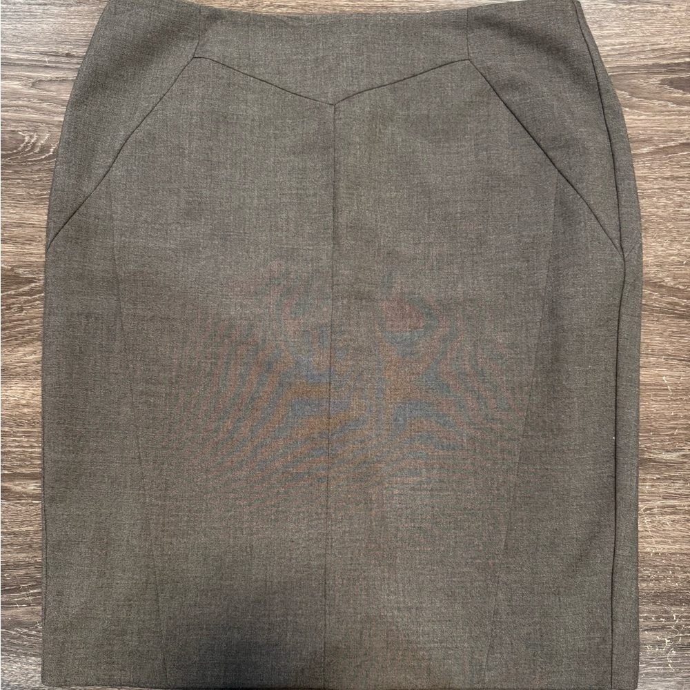 Worthington Charcoal Pencil Skirt